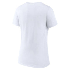 White Minnesota Timberwolves Women's Alternate Logo V-Neck T-Shirt | NBA