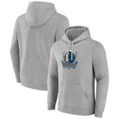 Gray Dallas Mavericks Alternate Logo Pullover Hoodie sale | NBA