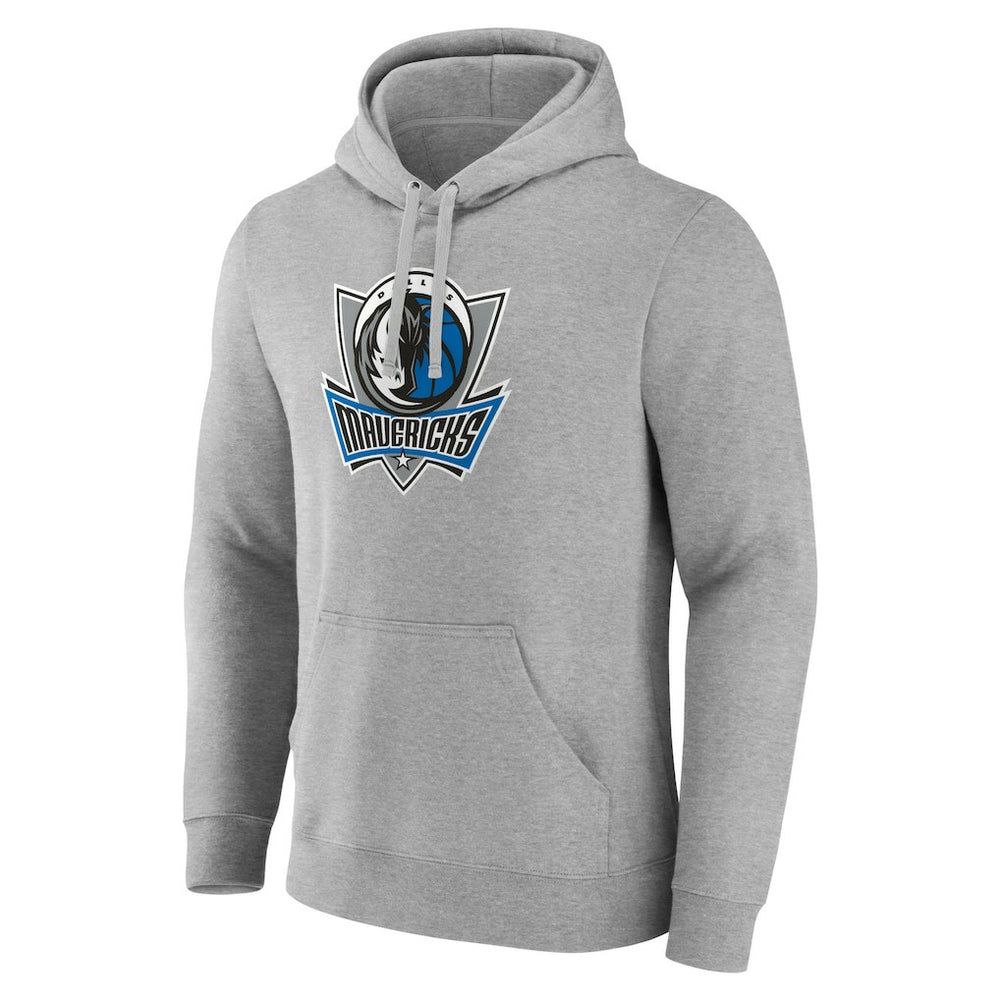 Gray Dallas Mavericks Alternate Logo Pullover Hoodie sale | NBA