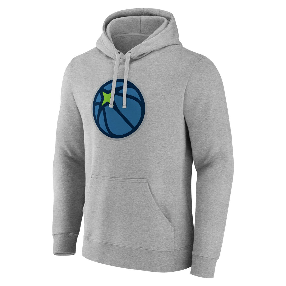 Gray Minnesota Timberwolves Alternate Logo Pullover Hoodie | NBA