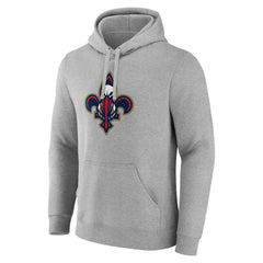 Gray New Orleans Pelicans Alternate Logo Pullover Hoodie | NBA