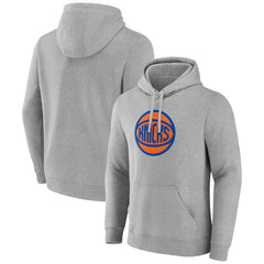 Gray New York Knicks Alternate Logo Pullover Hoodie | NBA