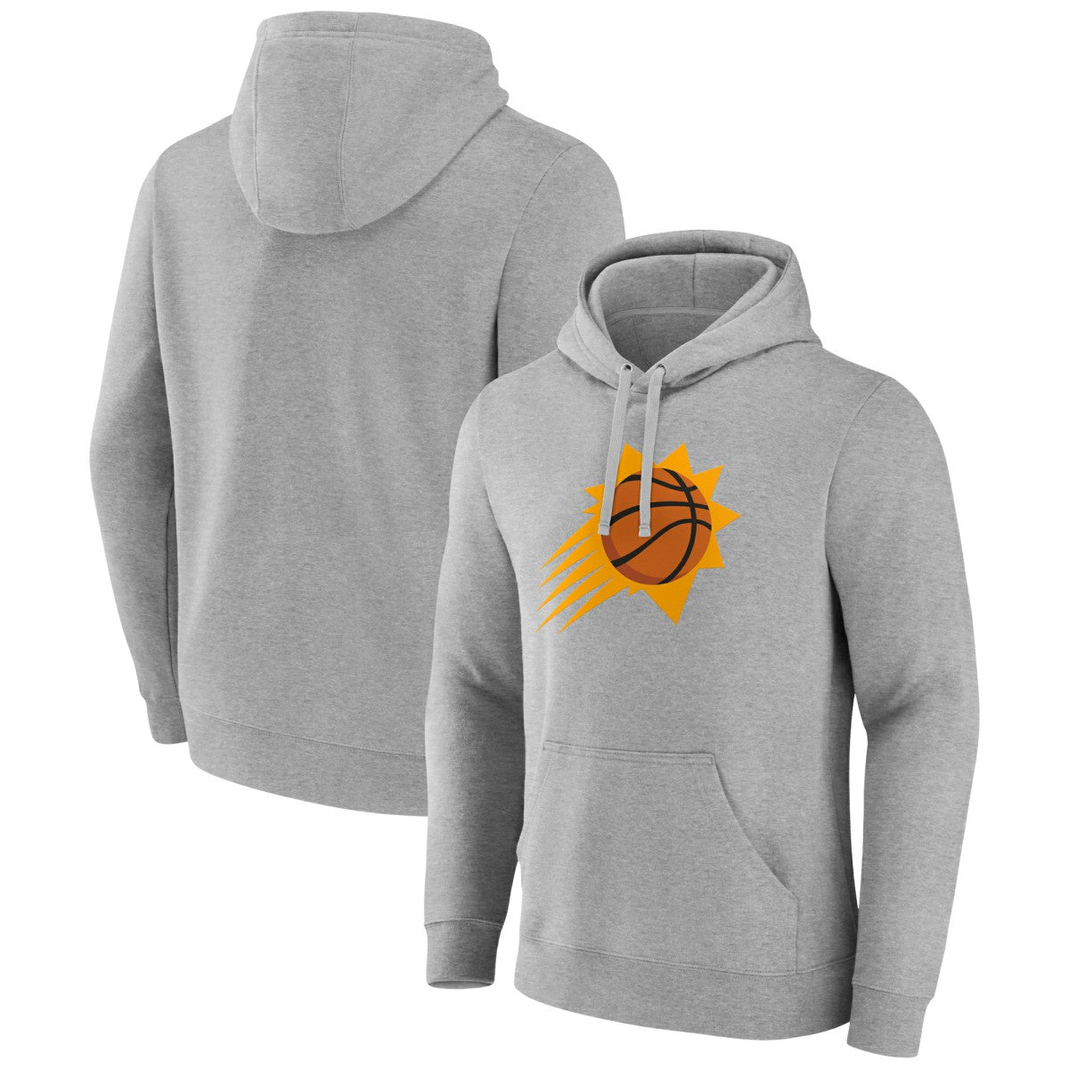 Gray Phoenix Suns Alternate Logo Pullover Hoodie | NBA