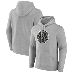 Gray San Antonio Spurs Alternate Logo Pullover Hoodie | NBA
