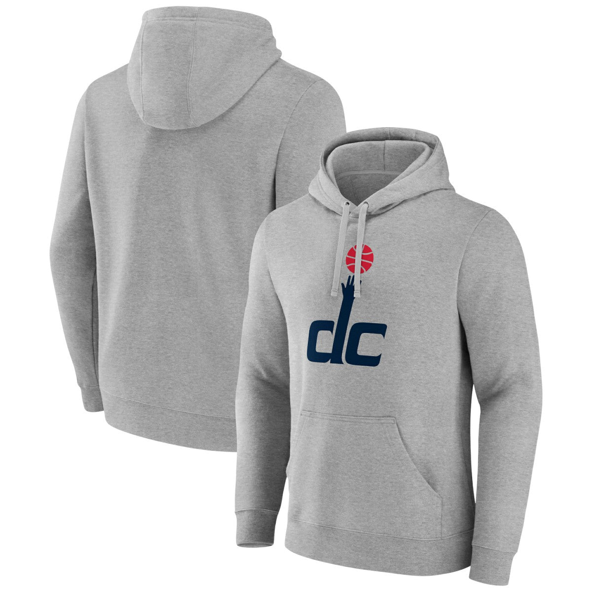 Gray Washington Wizards Alternate Logo Pullover Hoodie | NBA