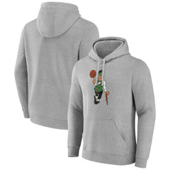 Gray Boston Celtics Alternate Logo Pullover Hoodie | NBA