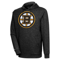 Boston Bruins Antigua Logo Action Chenille Pullover Hoodie -  NHL Hoodies