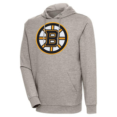 Boston Bruins Antigua Logo Action Chenille Pullover Hoodie -  NHL Hoodies