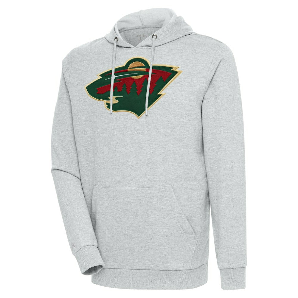 Minnesota Wild Antigua Logo Action Chenille Pullover Hoodie -  NHL Hoodies