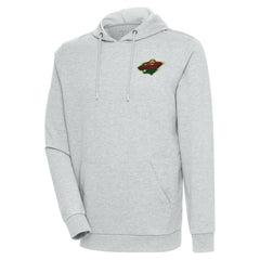Minnesota Wild Antigua Action Chenille Pullover Hoodie -  NHL Hoodies