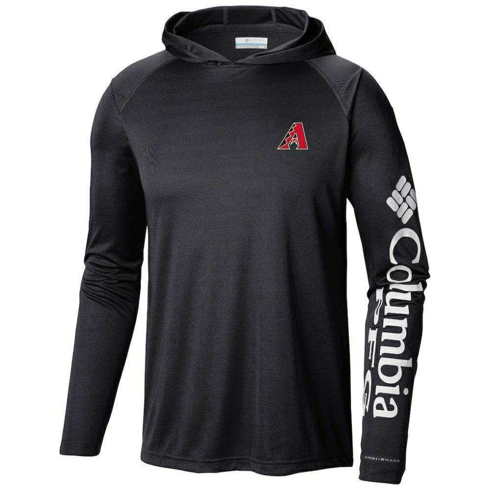 Arizona Diamondbacks Columbia Terminal Tackle Long Sleeve Hoodie T-Shirt - MLB Hoodies