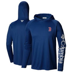 Boston Red Sox Columbia Terminal Tackle Long Sleeve Hoodie T-Shirt - MLB Hoodies