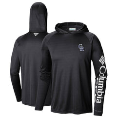 Colorado Rockies Columbia Terminal Tackle Long Sleeve Hoodie T-Shirt - MLB Hoodies