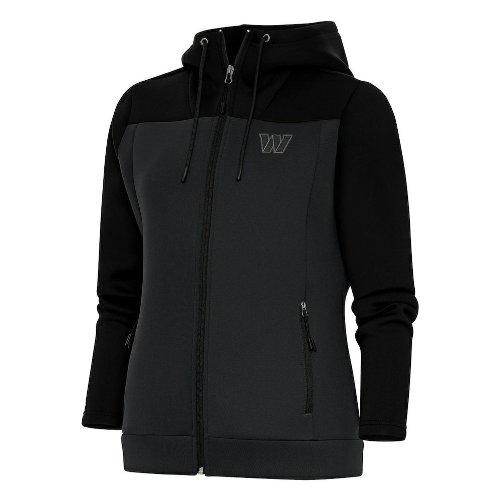 Washington Commanders Antigua Women's Tonal Logo Protect Full-Zip Hoodie Jacket | NFL Hot