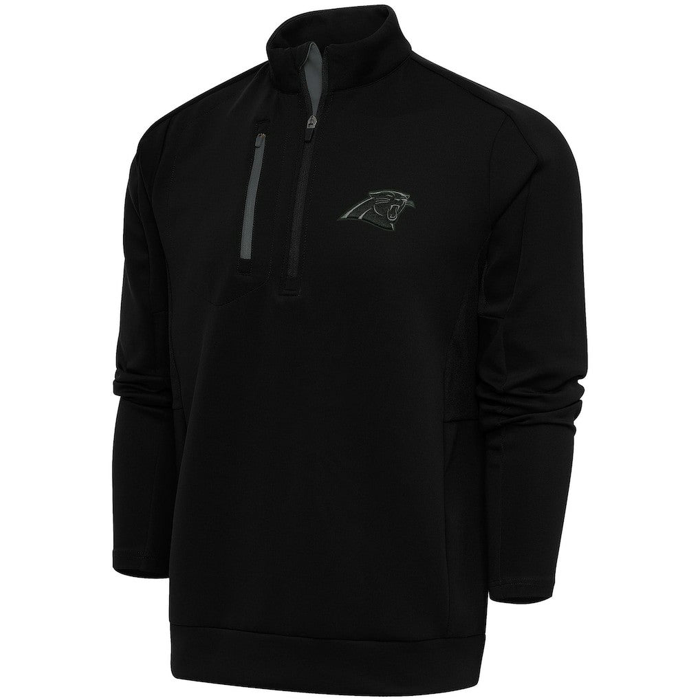 Carolina Panthers Antigua Tonal Logo Generation Quarter-Zip Pullover Top | NFL Discount