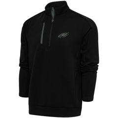 Philadelphia Eagles Antigua Tonal Logo Generation Quarter-Zip Pullover Top | NFL Online