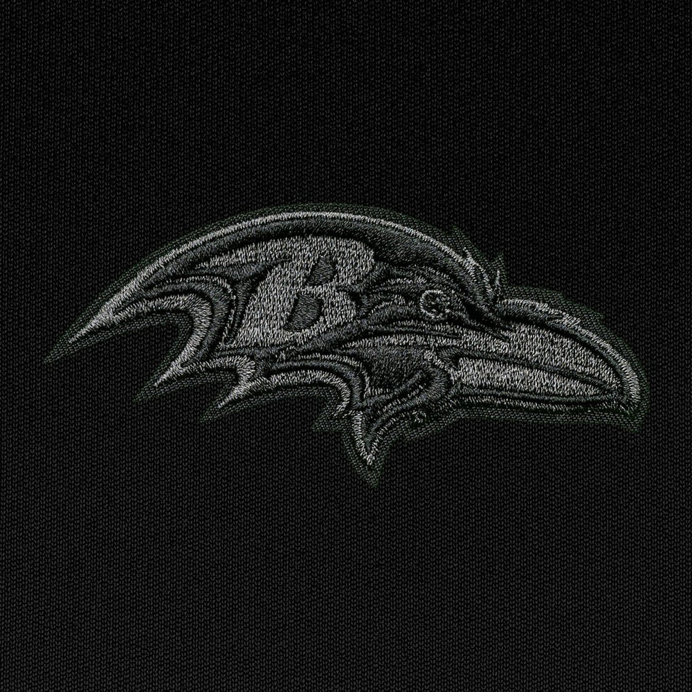 Baltimore Ravens Antigua Tonal Logo Tribute Quarter-Zip Pullover Top | NFL Hot