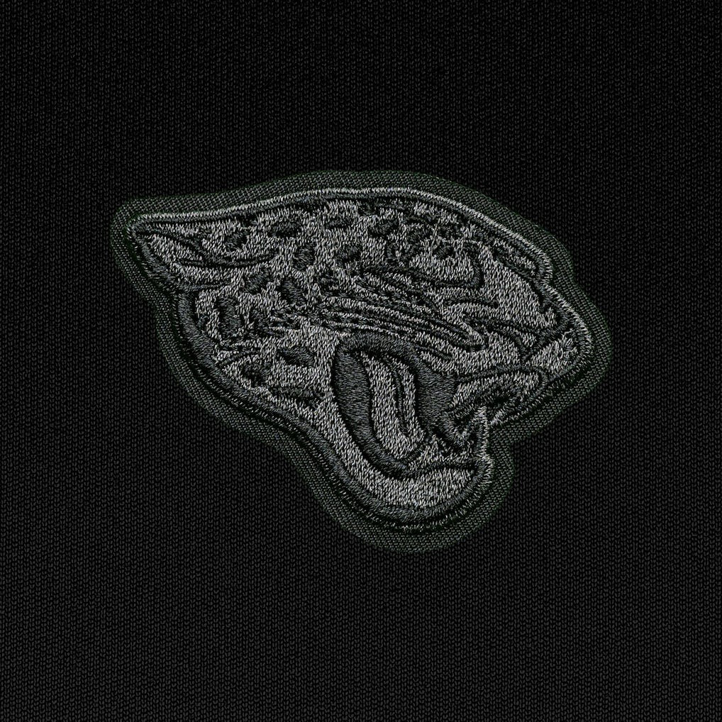 Jacksonville Jaguars Antigua Tonal Logo Tribute Quarter-Zip Pullover Top | NFL Discount