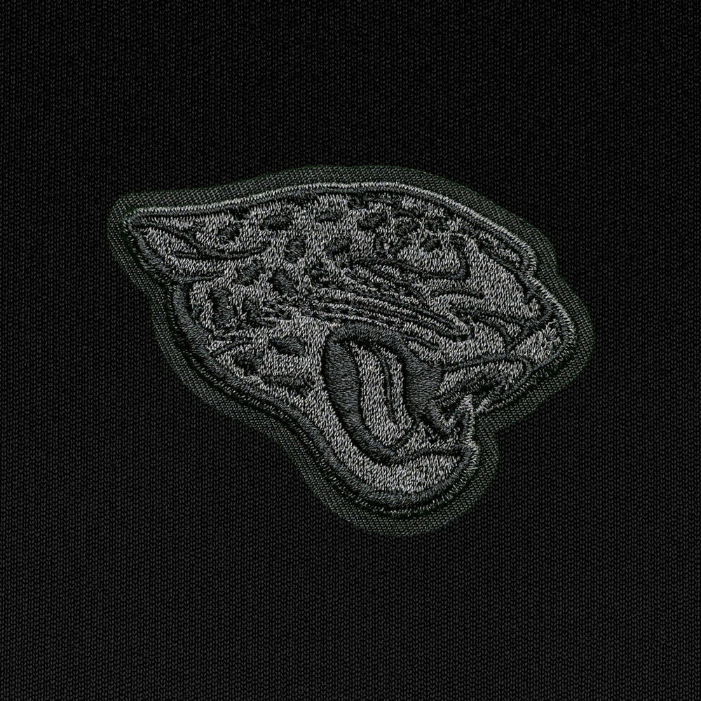 Jacksonville Jaguars Antigua Tonal Logo Tribute Quarter-Zip Pullover Top | NFL Discount