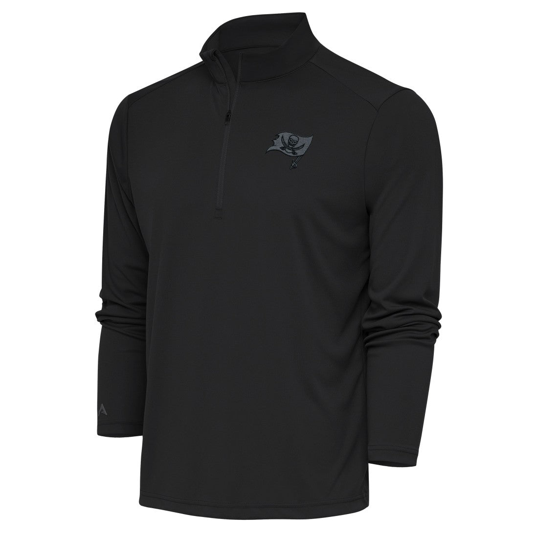 Tampa Bay Buccaneers Antigua Tonal Logo Tribute Quarter-Zip Pullover Top | NFL Sale