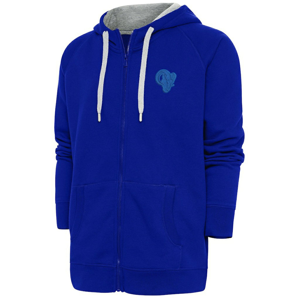 Los Angeles Rams Antigua Tonal Logo Victory Full-Zip Hoodie | NFL US