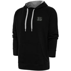 Cincinnati Bengals Antigua Tonal Logo Victory Pullover Hoodie | NFL Outlet