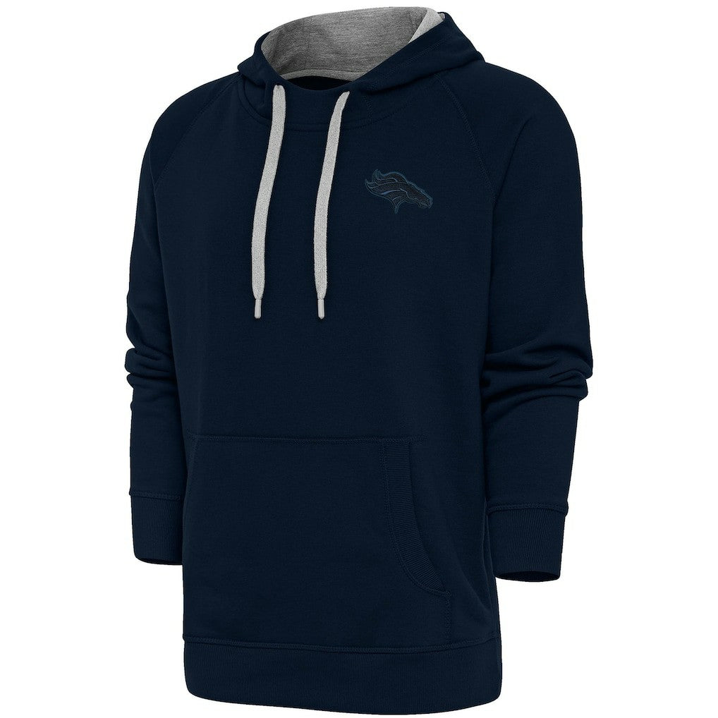 Denver Broncos Antigua Tonal Logo Victory Pullover Hoodie | NFL Hot