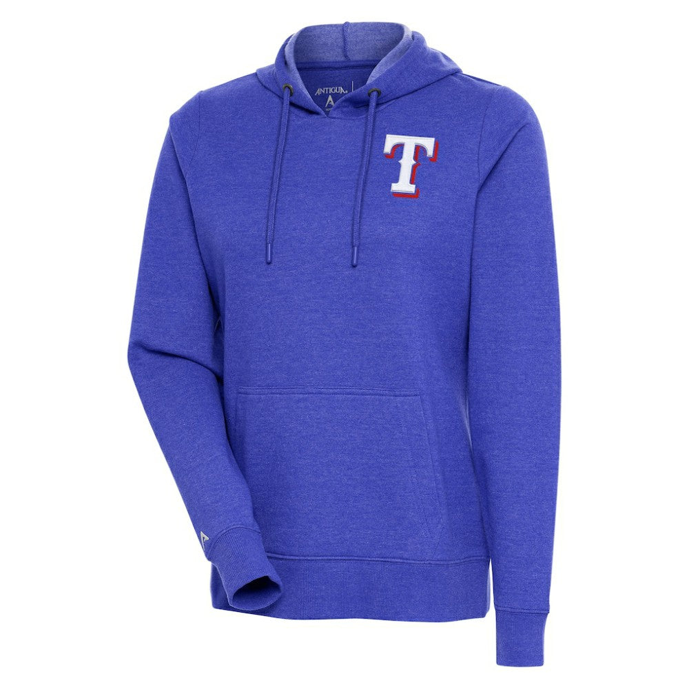 Texas Rangers Antigua Women's Action Pullover Hoodie - MLB Hoodies