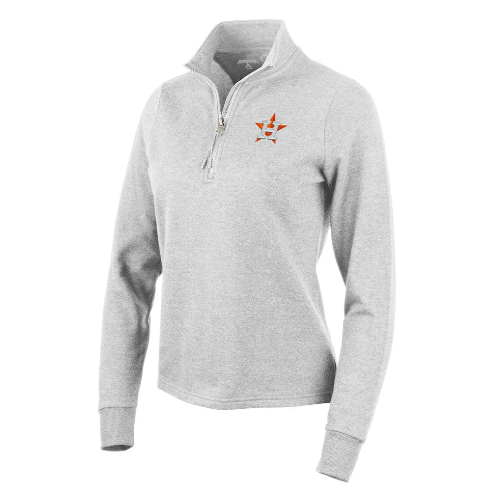 Houston Astros Antigua Women's Action Quarter-Zip Pullover Sweatshirt - MLB Pullover