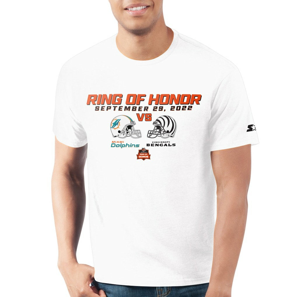 Cincinnati Bengals Starter 2022 Ring of Honor T-Shirt | NFL Outlet