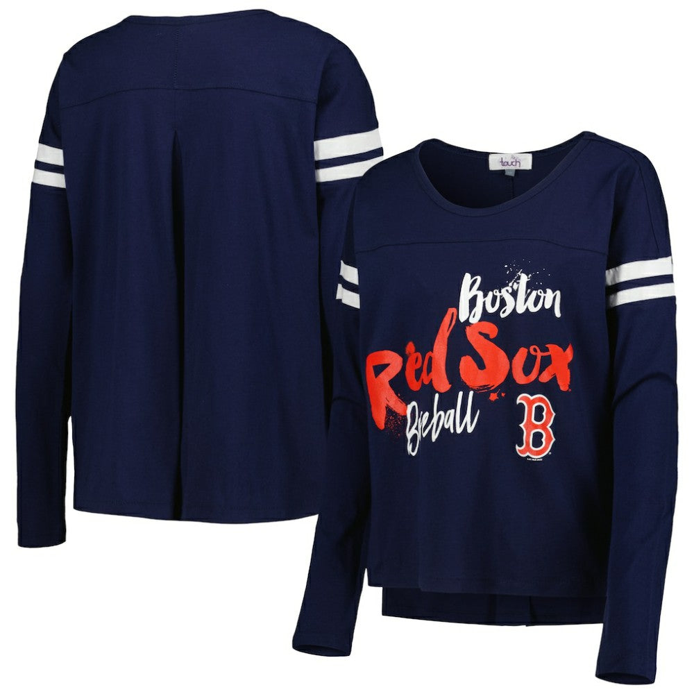 Boston Red Sox Touch Women's Free Agent Long Sleeve T-Shirt - MLB T-shirts