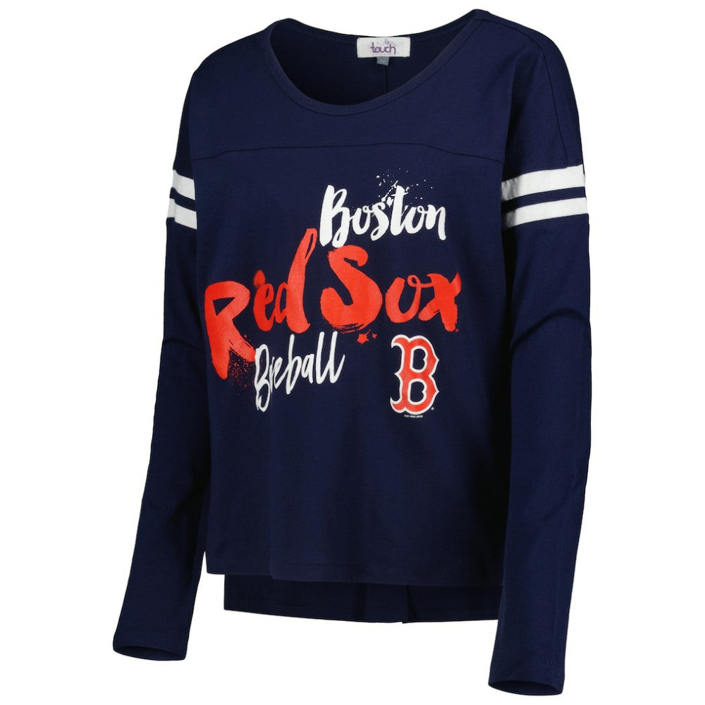 Boston Red Sox Touch Women's Free Agent Long Sleeve T-Shirt - MLB T-shirts