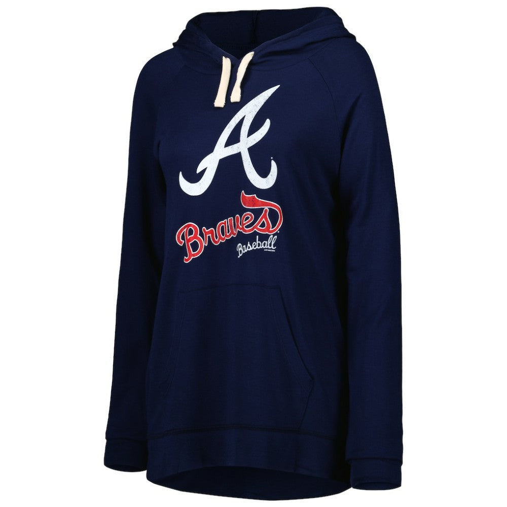 Atlanta Braves Touch Women's Pre-Game Raglan Pullover Hoodie - MLB Hoodies