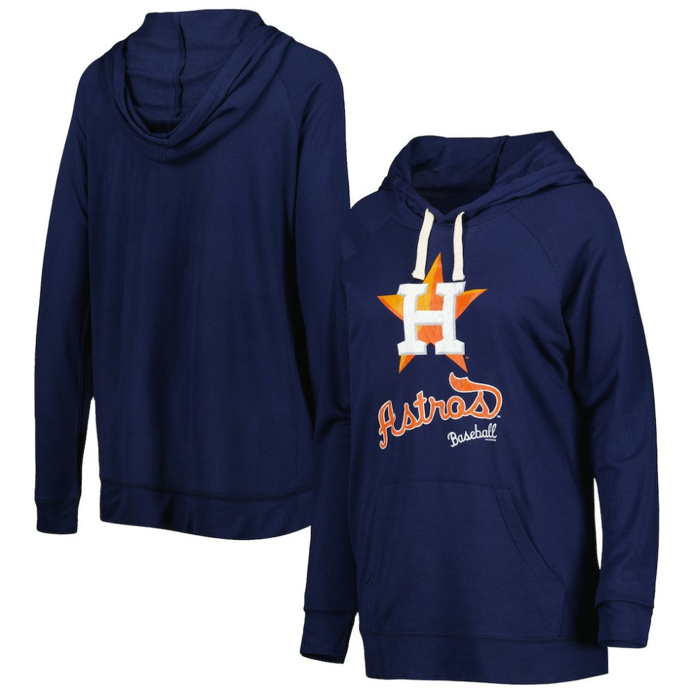 Houston Astros Touch Women's Pre-Game Raglan Pullover Hoodie - MLB Hoodies
