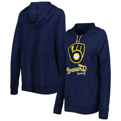 Milwaukee Brewers Touch Women's Pre-Game Raglan Pullover Hoodie - MLB Hoodies