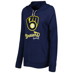 Milwaukee Brewers Touch Women's Pre-Game Raglan Pullover Hoodie - MLB Hoodies