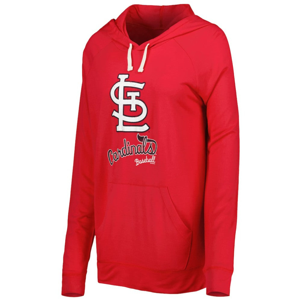 St. Louis Cardinals Touch Women's Pre-Game Raglan Pullover Hoodie - MLB Hoodies