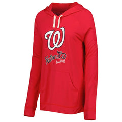 Washington Nationals Touch Women's Pre-Game Raglan Pullover Hoodie - MLB Hoodies