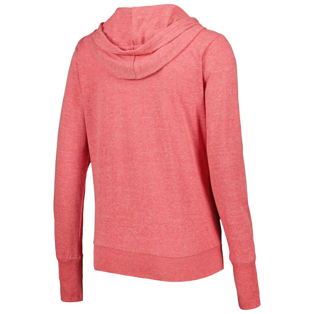 Washington Nationals Touch Women's Training Camp Tri-Blend Lightweight Full-Zip Hoodie - MLB Hoodies