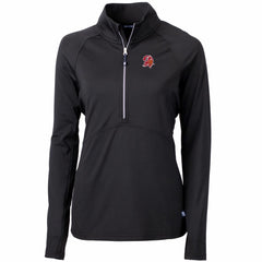 Tampa Bay Buccaneers Cutter & Buck Women's Throwback Logo Adapt Eco Knit Stretch Recycled Half-Zip Pullover Top | NFL Outlet