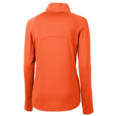 Chicago Bears Cutter & Buck Women's Throwback Logo Adapt Eco Knit Stretch Recycled Half-Zip Pullover Top | NFL US