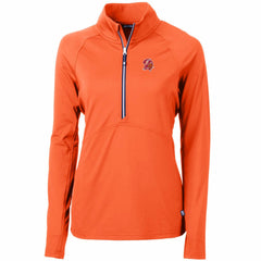 Tampa Bay Buccaneers Cutter & Buck Women's Throwback Logo Adapt Eco Knit Stretch Recycled Half-Zip Pullover Top | NFL On sale