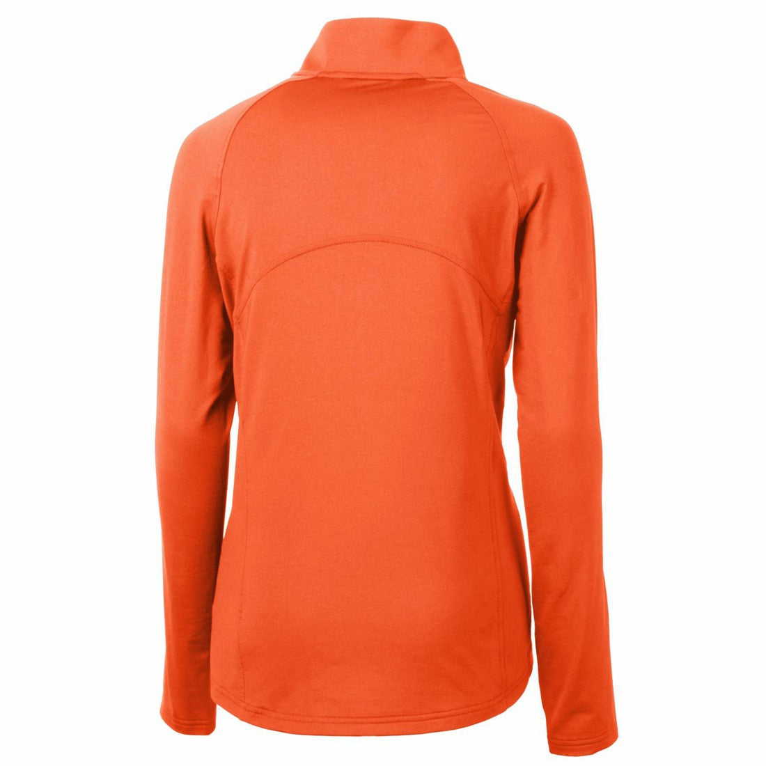 Denver Broncos Cutter & Buck Women's Throwback Logo Adapt Eco Knit Stretch Recycled Half-Zip Pullover Top | NFL New