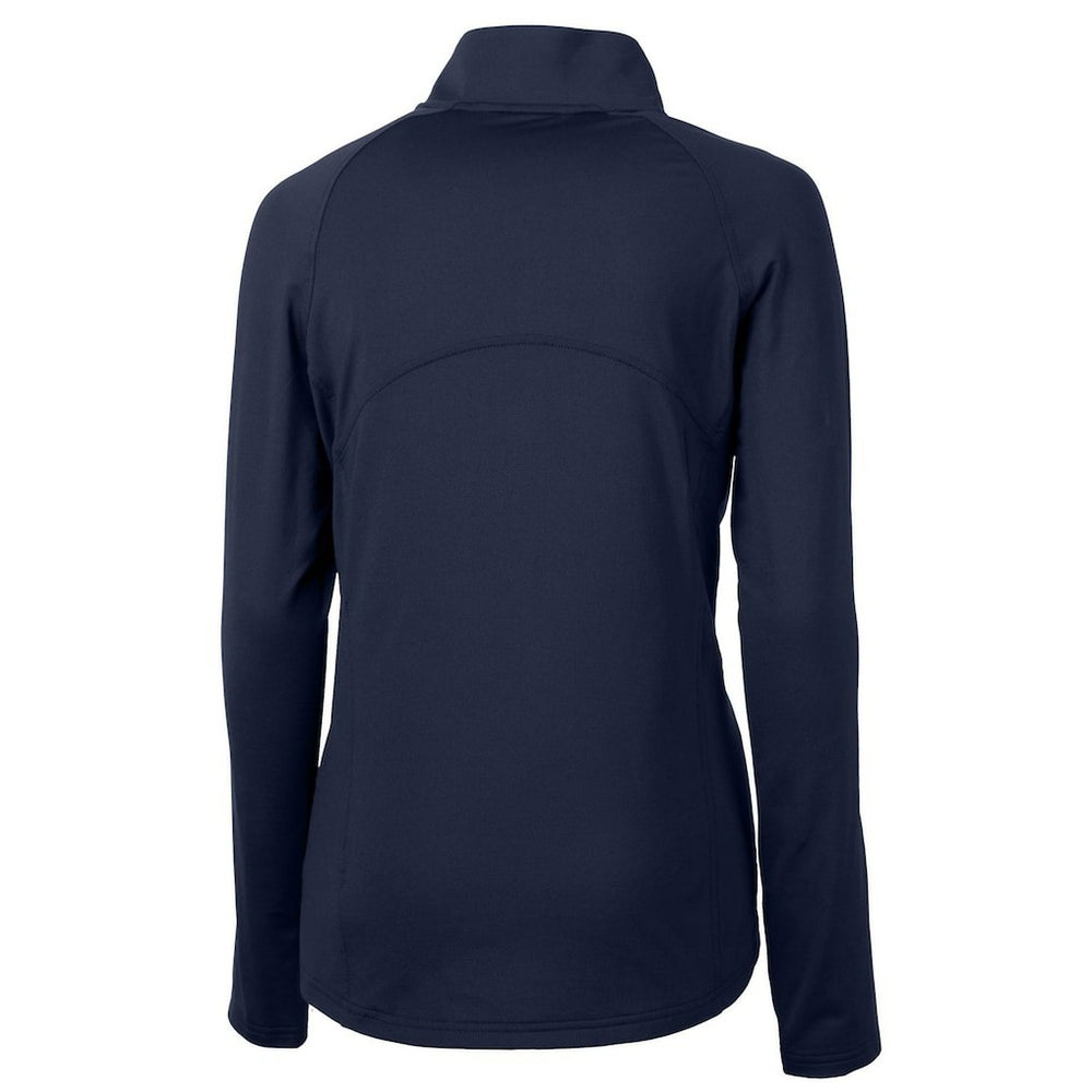 Chicago Bears Cutter & Buck Women's Throwback Logo Adapt Eco Knit Stretch Recycled Half-Zip Pullover Top | NFL On sale