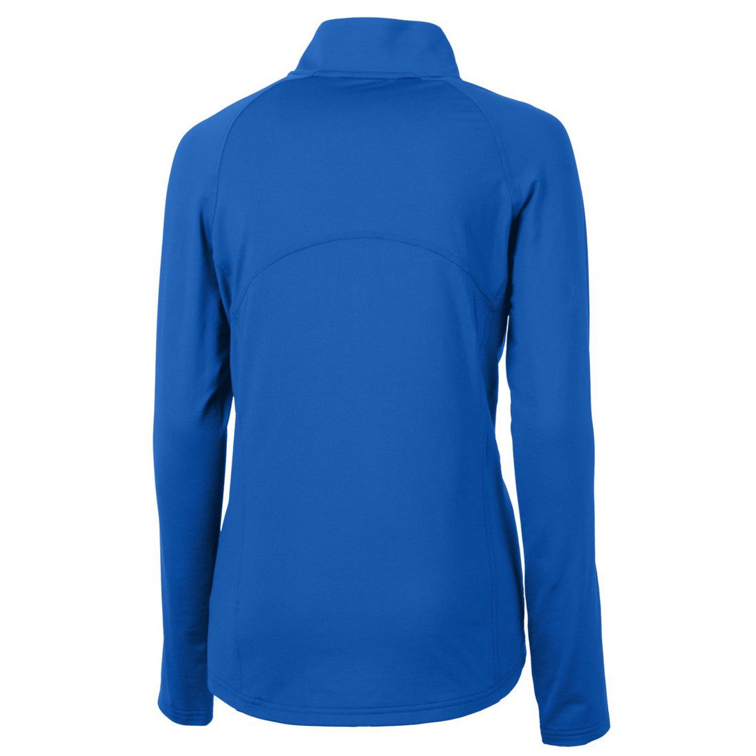 Denver Broncos Cutter & Buck Women's Throwback Logo Adapt Eco Knit Stretch Recycled Half-Zip Pullover Top | NFL Online