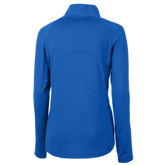 Denver Broncos Cutter & Buck Women's Throwback Logo Adapt Eco Knit Stretch Recycled Half-Zip Pullover Top | NFL Online