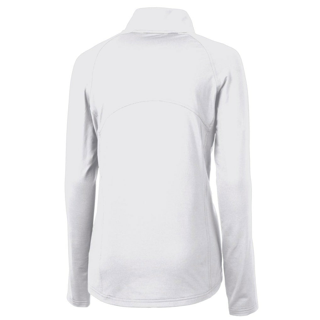 Seattle Seahawks Cutter & Buck Women's Throwback Logo Adapt Eco Knit Stretch Recycled Half-Zip Pullover Top | NFL Online