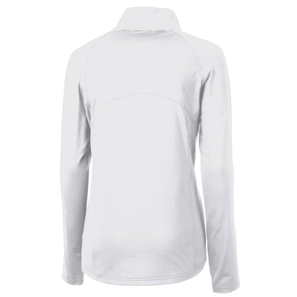 Seattle Seahawks Cutter & Buck Women's Throwback Logo Adapt Eco Knit Stretch Recycled Half-Zip Pullover Top | NFL Online