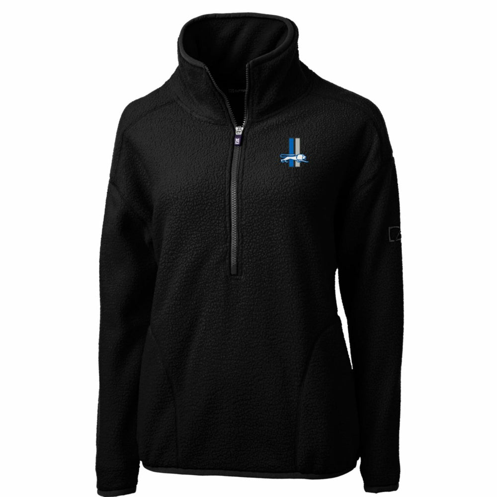 Detroit Lions Cutter & Buck Women's Throwback Logo Cascade Eco Sherpa Fleece Half-Zip Pullover Jacket | NFL Online