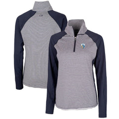 Los Angeles Chargers Cutter & Buck Women's Throwback Logo Forge Tonal Stripe Stretch Half-Zip Pullover Top | NFL Near me